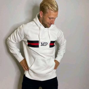 Sudadera con iniciales bordadas