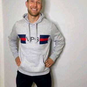 Sudadera con iniciales serigrafiadas