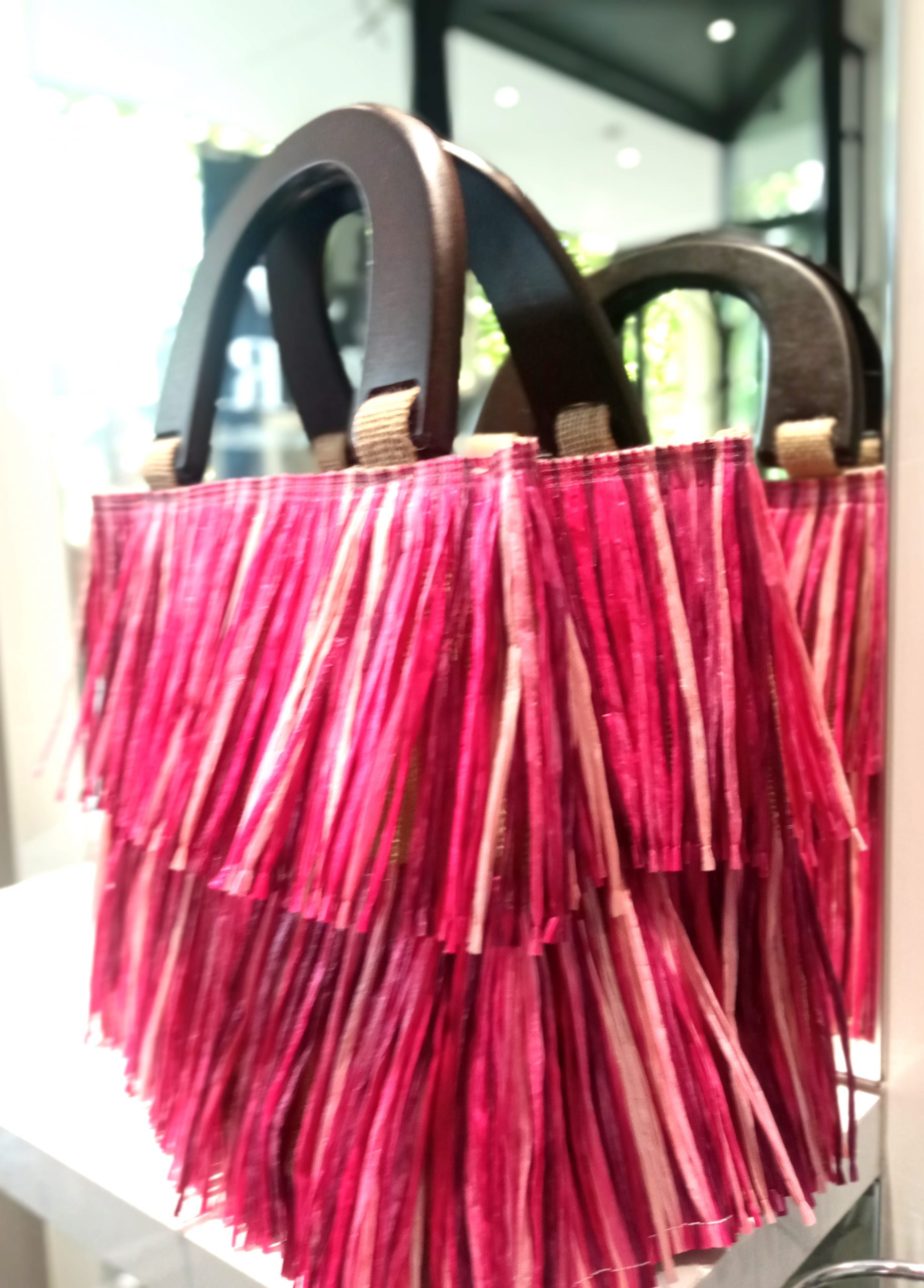 WishBag 22 - 25 Pequeños flecos rosa