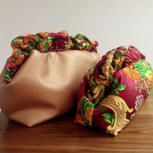 WishBag 22 - 42 bombonera dorada y brocado