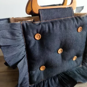 WishBag Pepita 23 - Vaquero acolchado